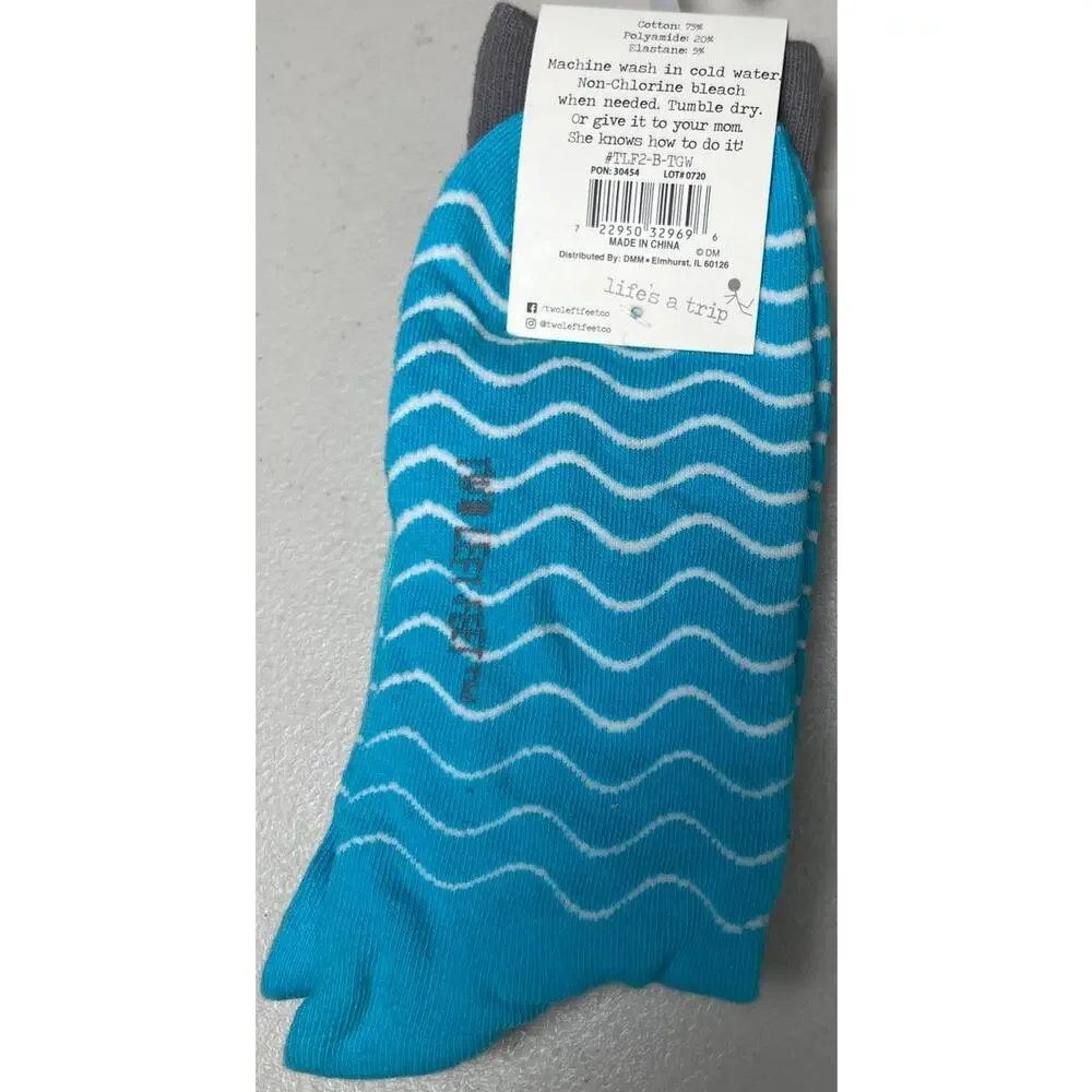 Two Left Feet Great White Shark 8.5-13 Unisex NWT